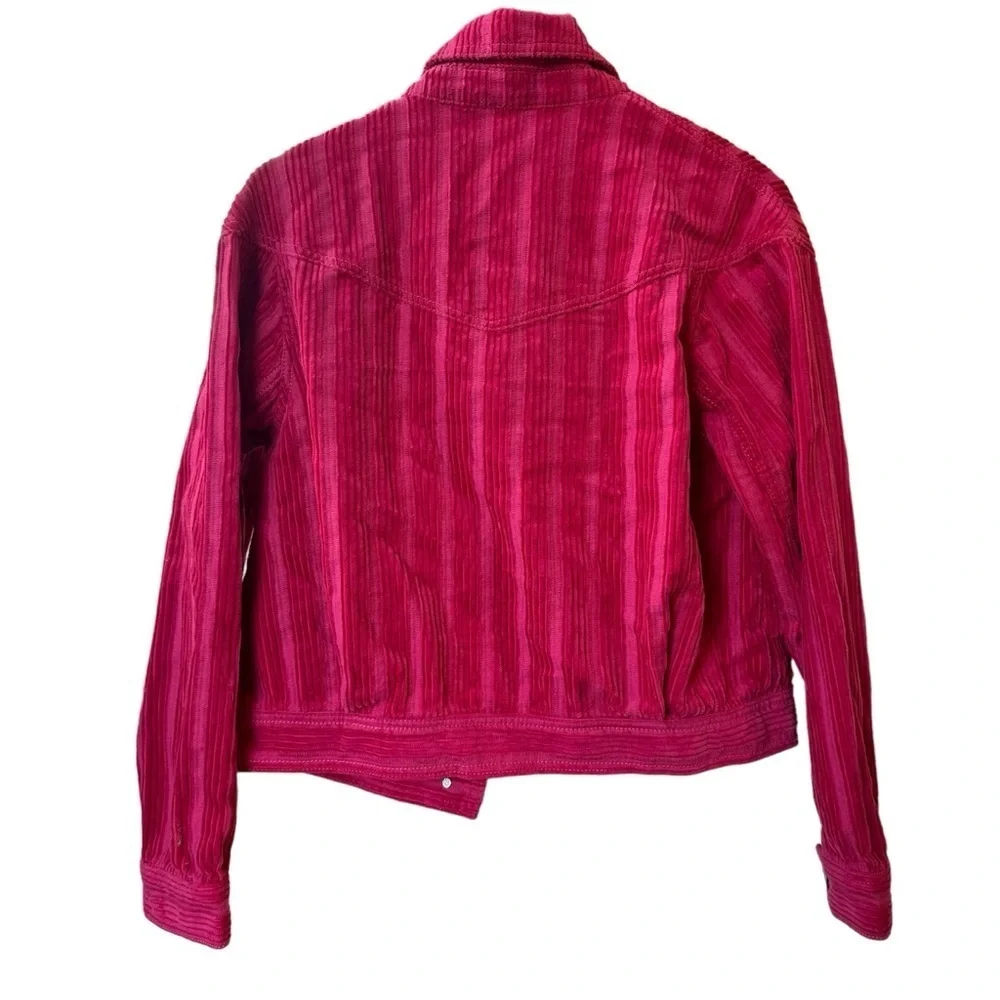 Cabi Cheeky Topper size XS pink corduroy jacket women’s